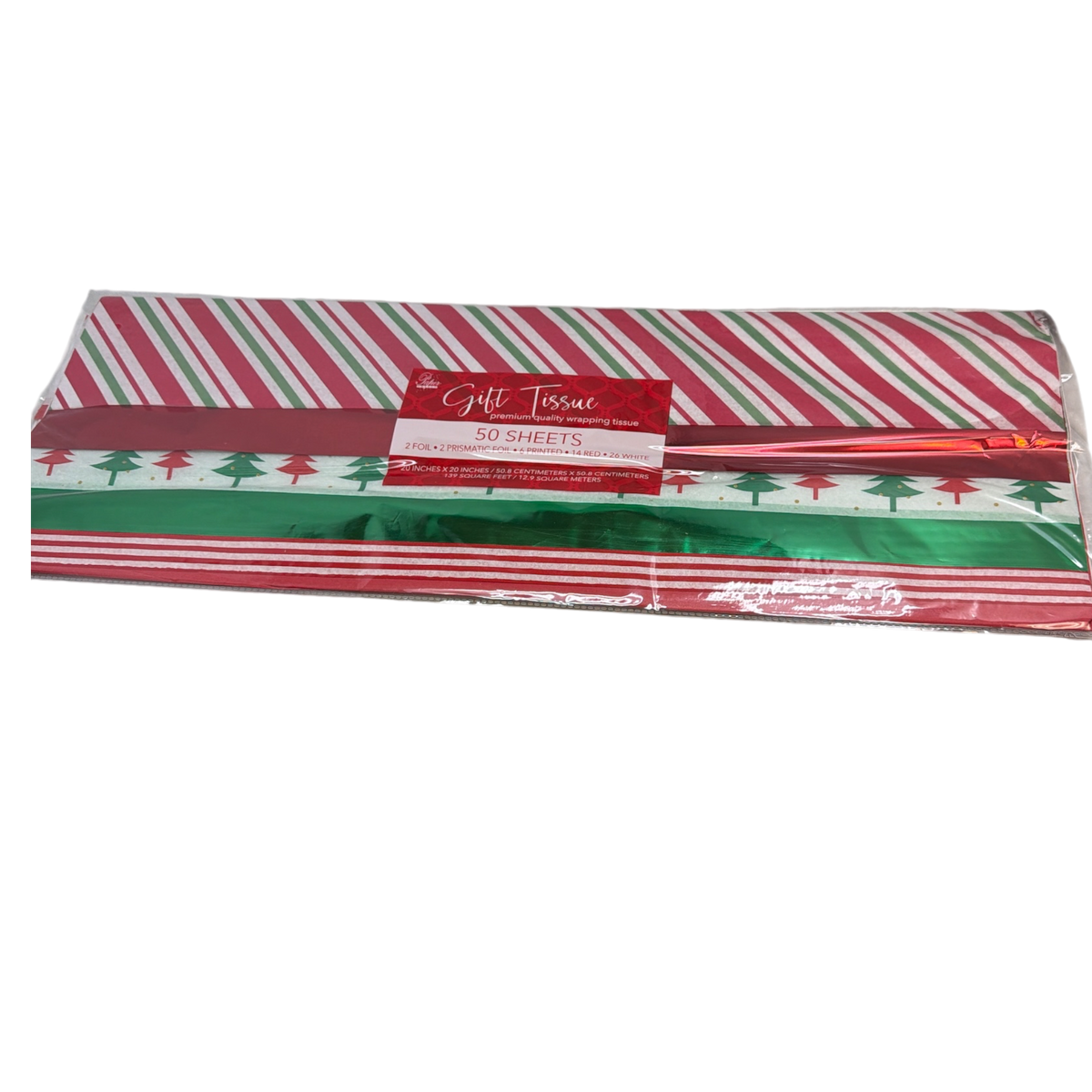 Holiday Gift Tissue Assortment - Mylar, Prints and Solids
