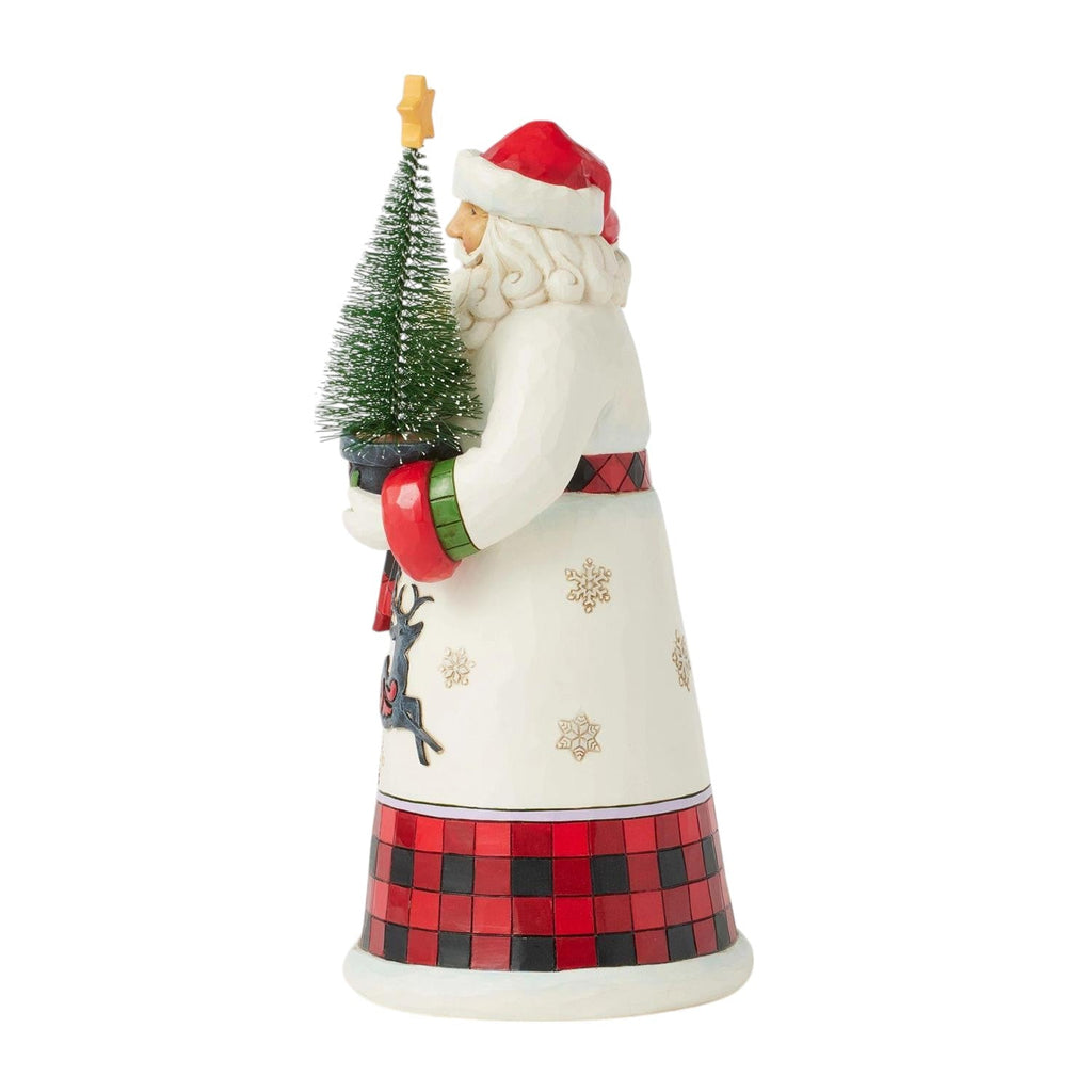 Highland Glen Santa with Potted Sisal Tree