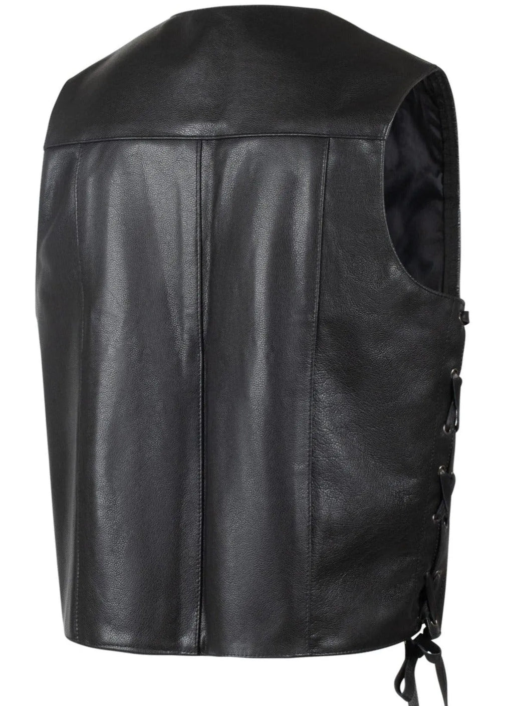 Legendary Dixon Men's Leather Motorcycle Vest