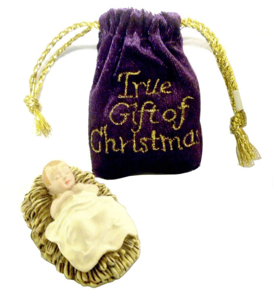 Baby Jesus in Pouch - The True Gift of Christmas