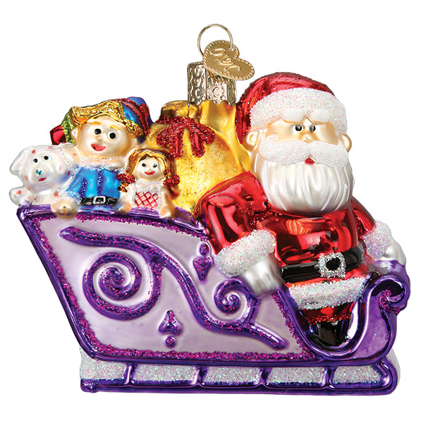 Santa And Friends Ornament