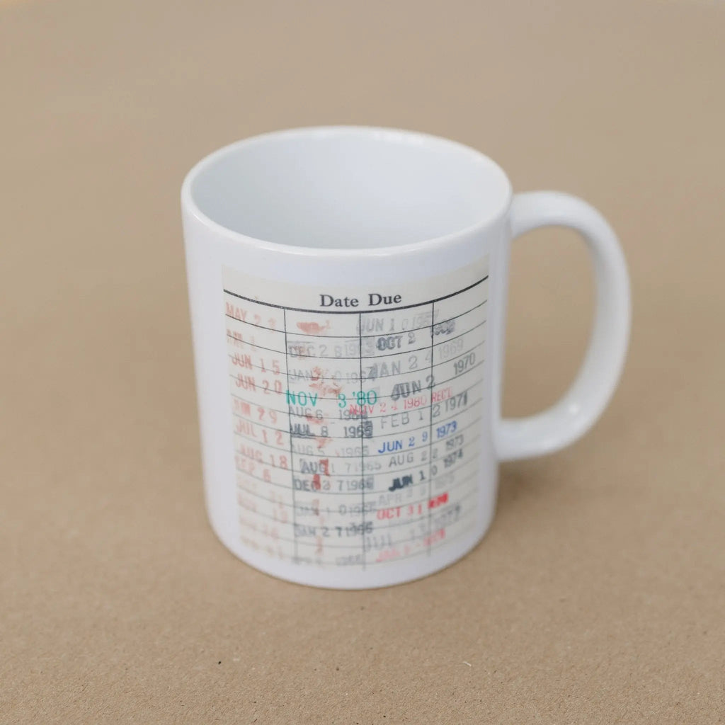 Library Card Coffee Mug for Book Lovers
