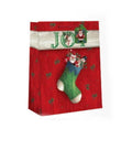Country Christmas Gift Bag - Cub - Joy Stocking