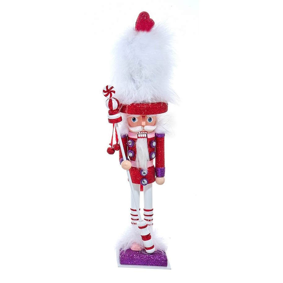 Hollywood Bold Color Nutcracker - 15 Inch - Red