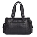 Rockcow Top Grain Leather Travel Bag Designer Messenger Bags Handbags 7384A
