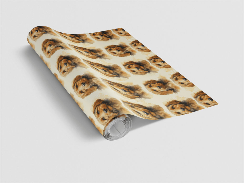 Shaggy Hound Delight Wrapping Paper
