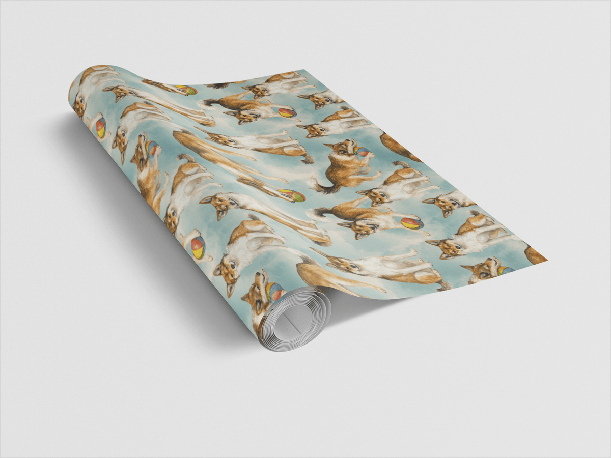 Colorful Chase Wrapping Paper