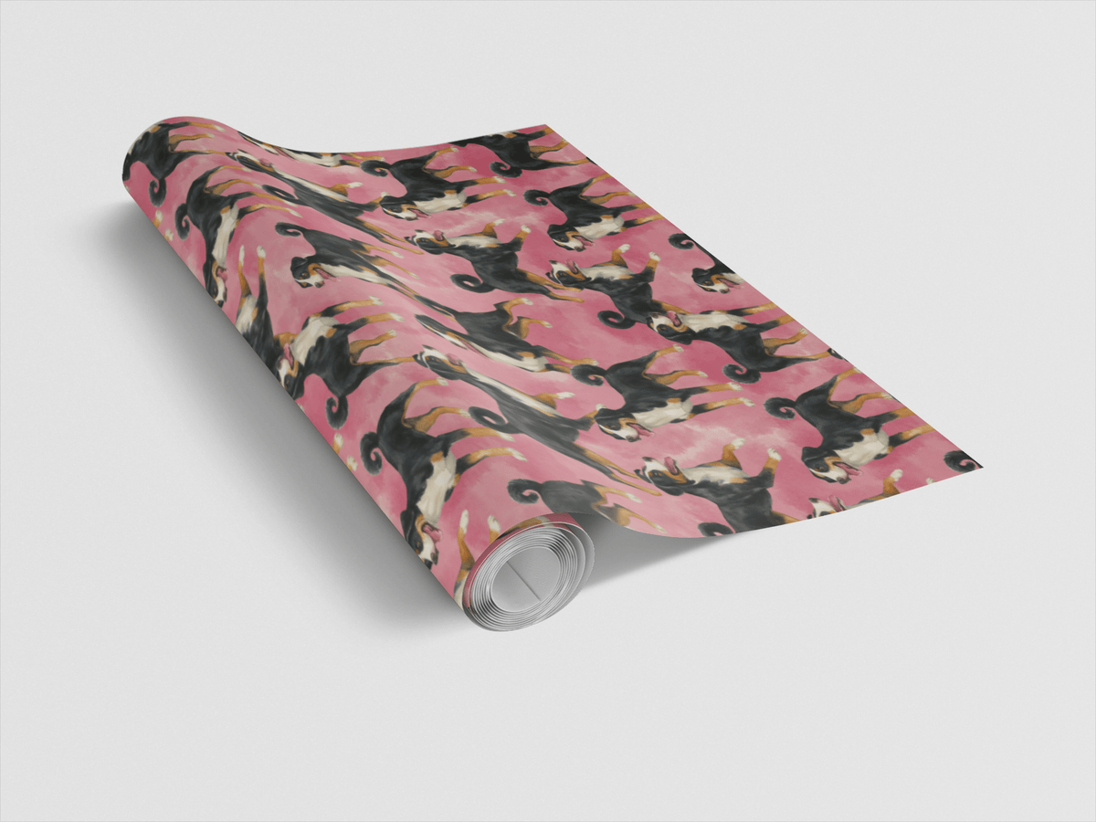 Sennenhund Smiles Wrapping Paper