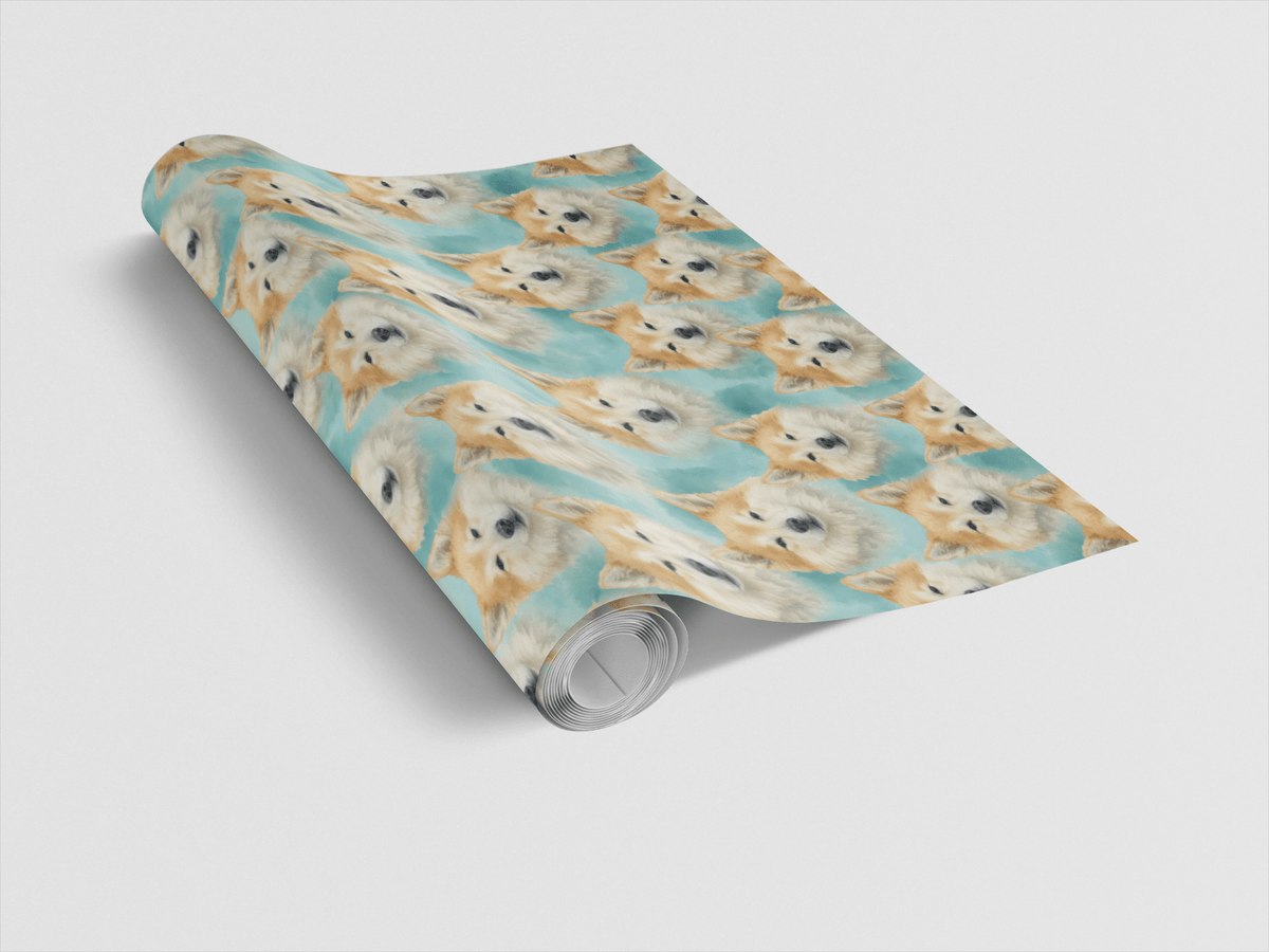Frost & Fur Wrapping Paper