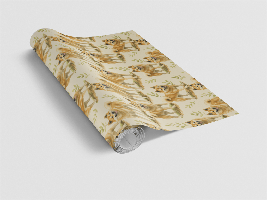 Falling for Buhunds Wrapping Paper