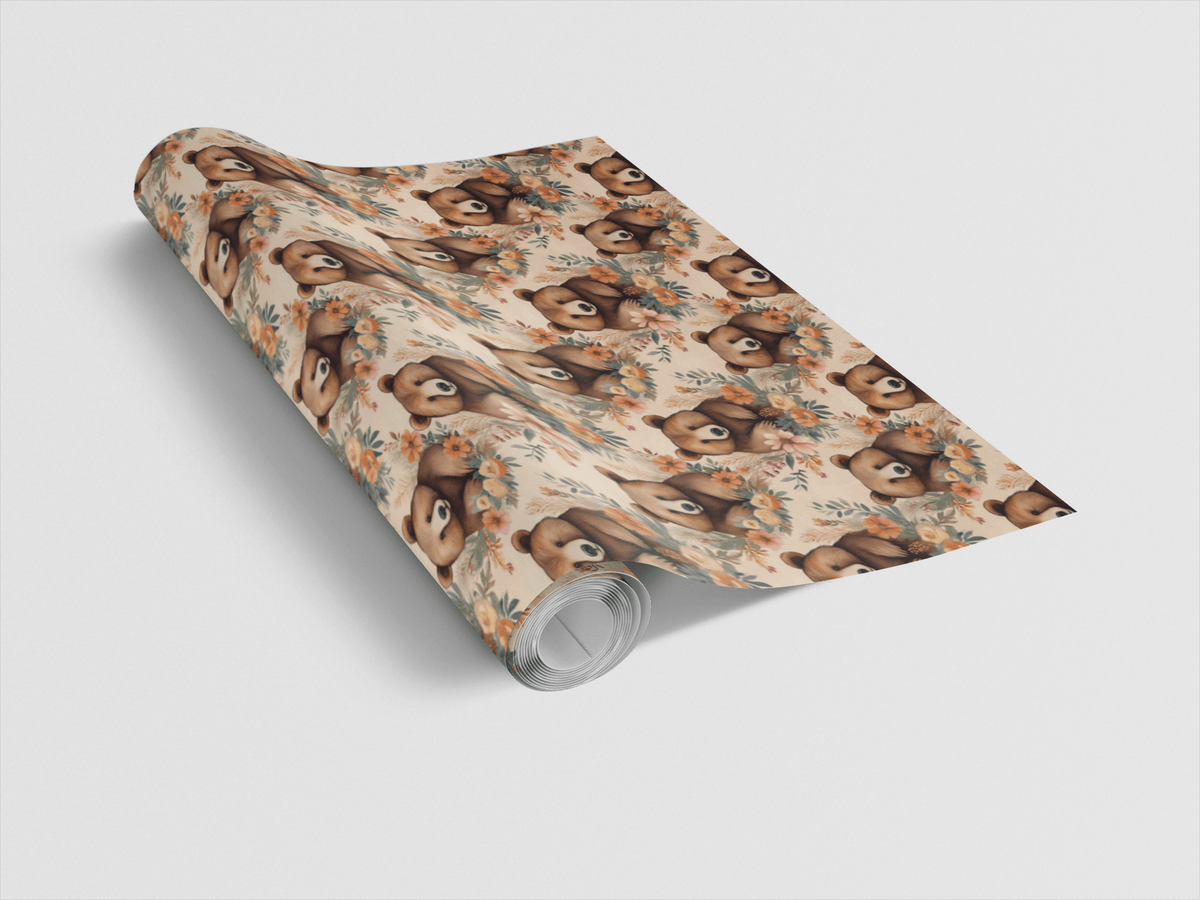 Botanic Bears Wrapping Paper