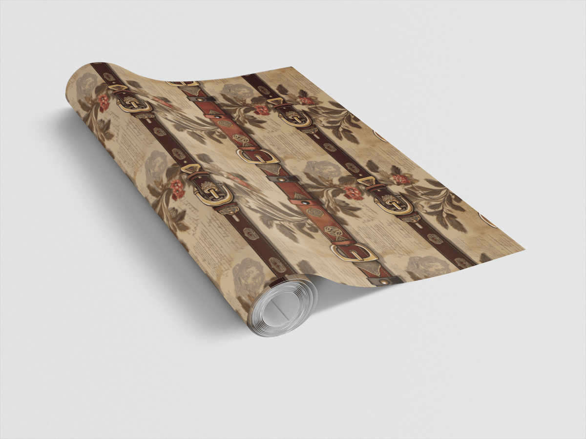 Wild West Clasps Wrapping Paper