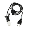 Village Single Switched Light Cord - Black