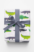 Swampy Smiles Wrapping Paper