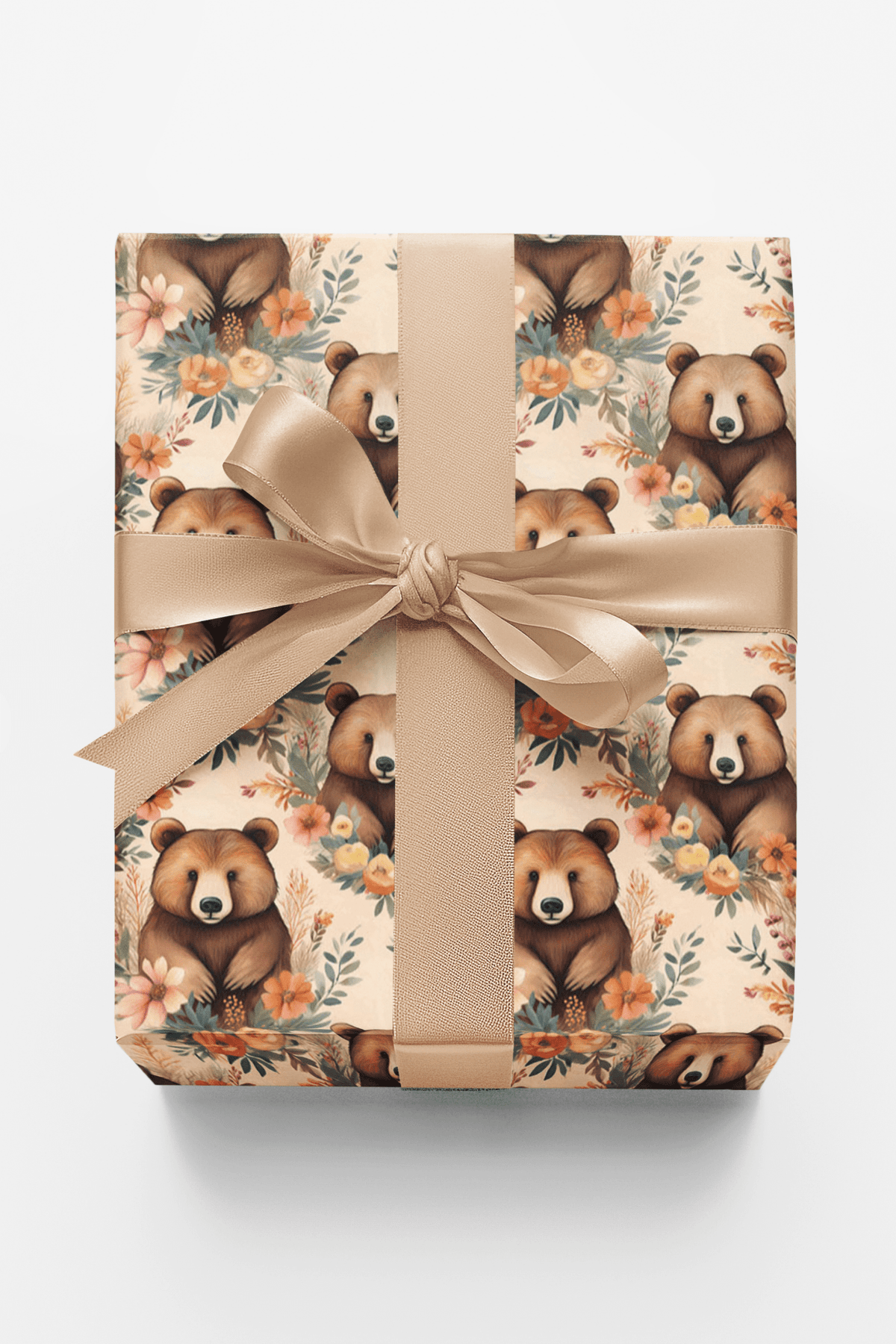 Botanic Bears Wrapping Paper