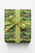 Silver Mist Hound Wrapping Paper