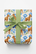 Heather & Terrier Wrapping Paper