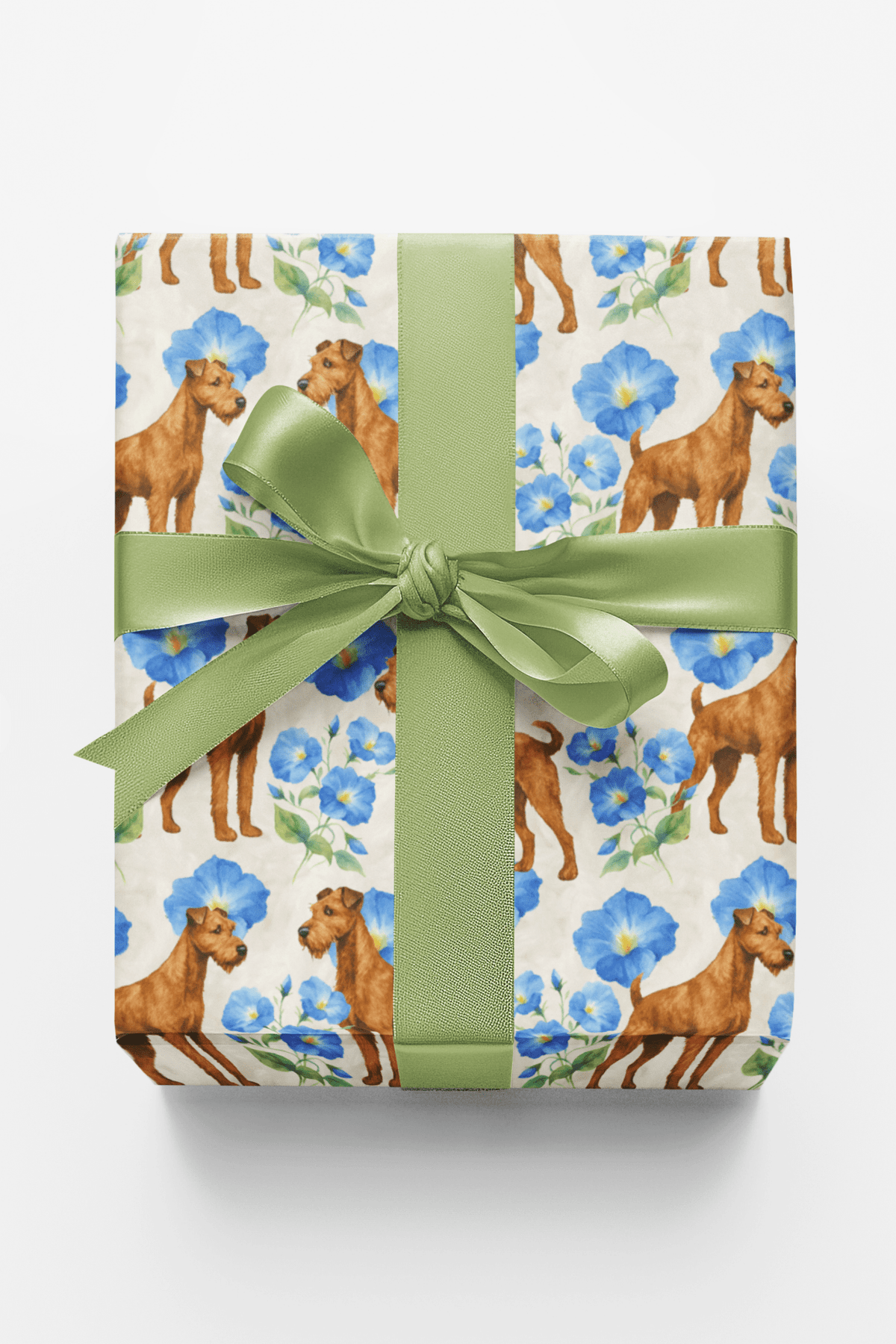 Heather & Terrier Wrapping Paper