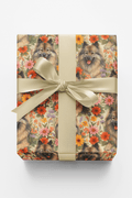 Garden Keeshond Wrapping Paper