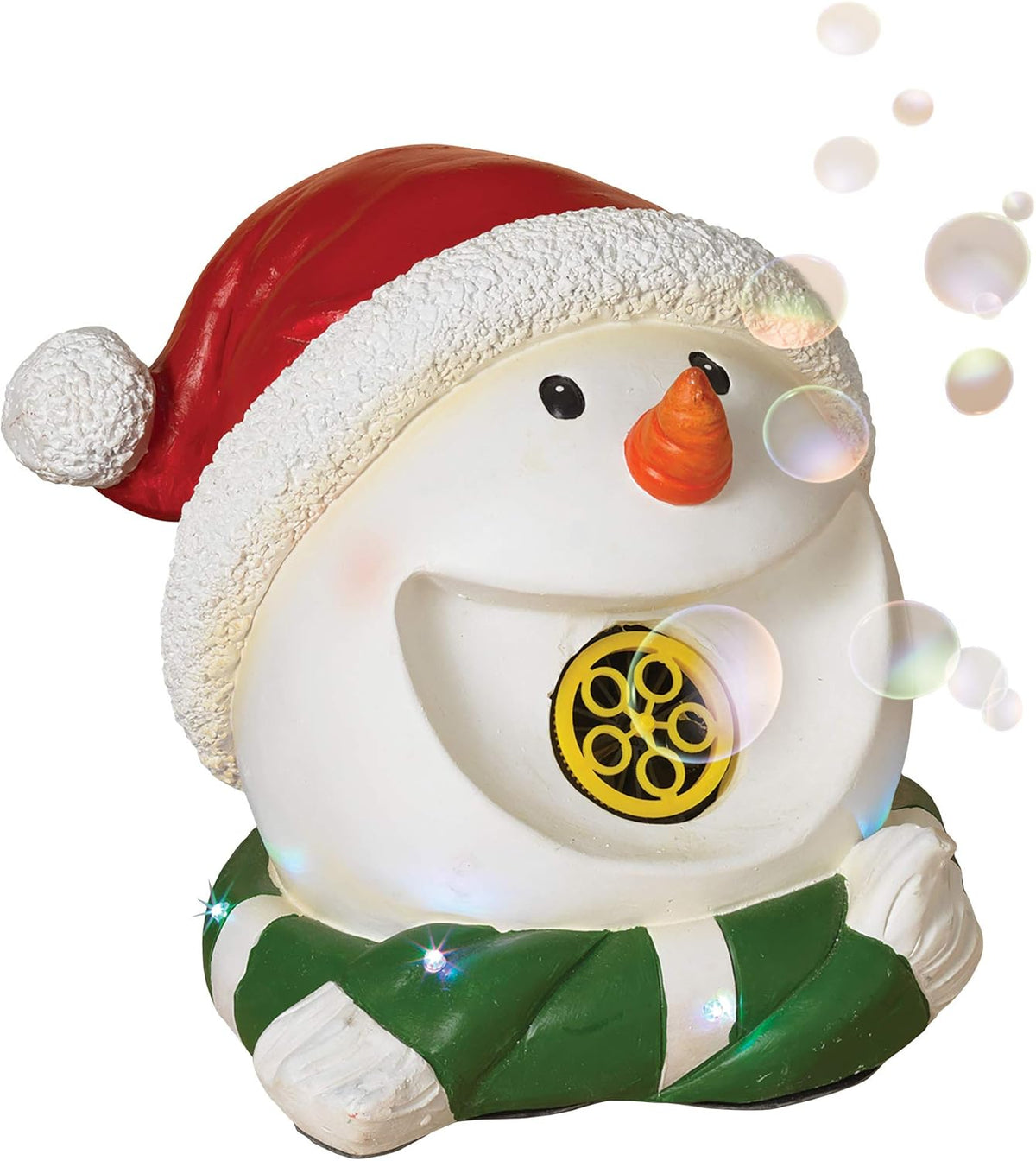 Bubble‑Making Snowman with Lights and Music