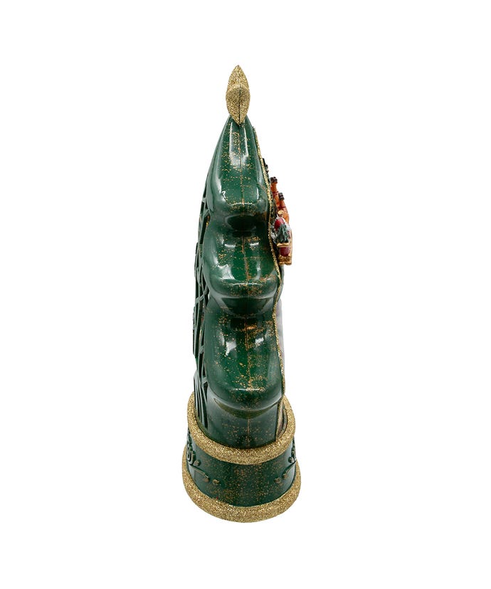 Battery Operated Water Snowman Tree with Santa Sleigh