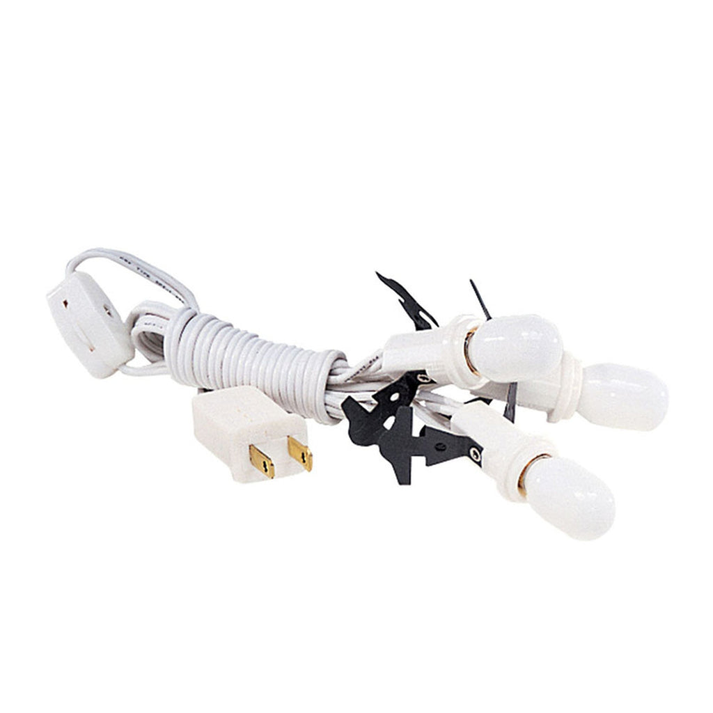 Village 3 Head Switched Light Cord - White