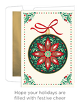 Luxury Favorites Boxed Cards – Holiday Ornament Medallion