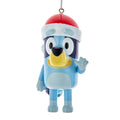Bluey With Santa Hat Ornament