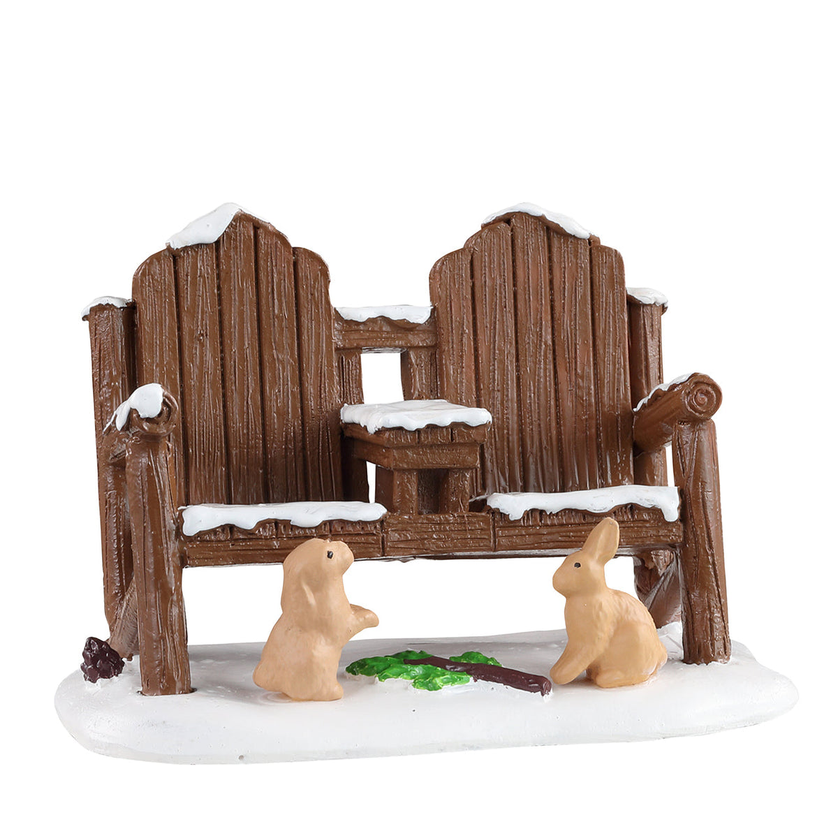 Winter Adirondack Double Chair