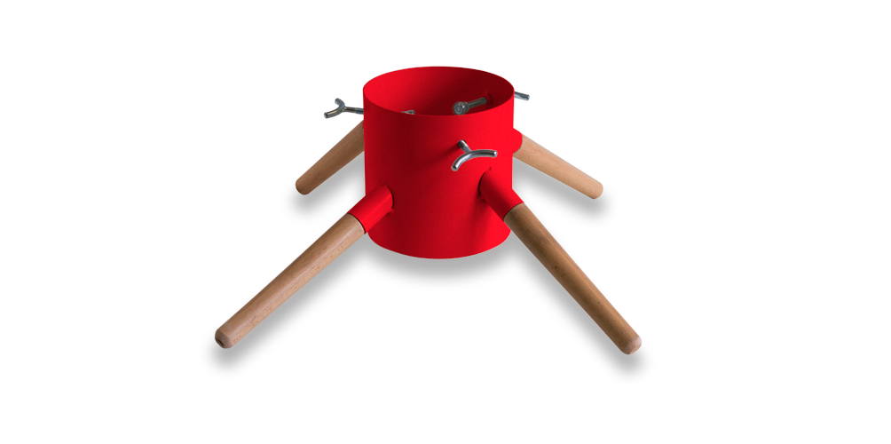Family Christmas Tree Stand - Large - Red