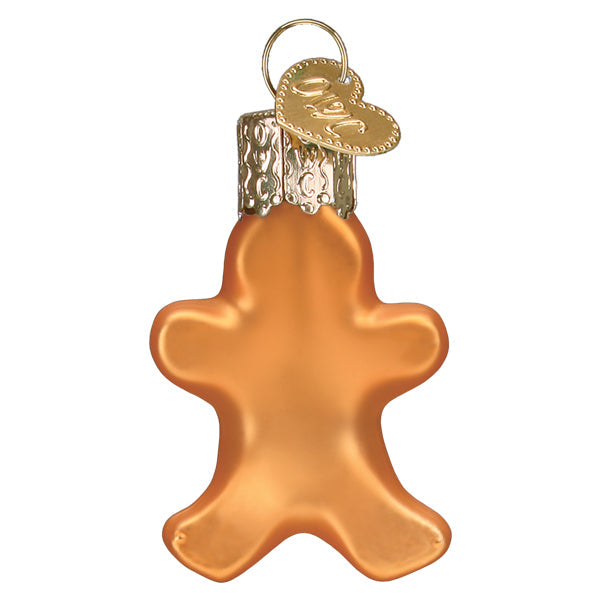 Gumdrop Mini Gingerbread Man Glass Ornament