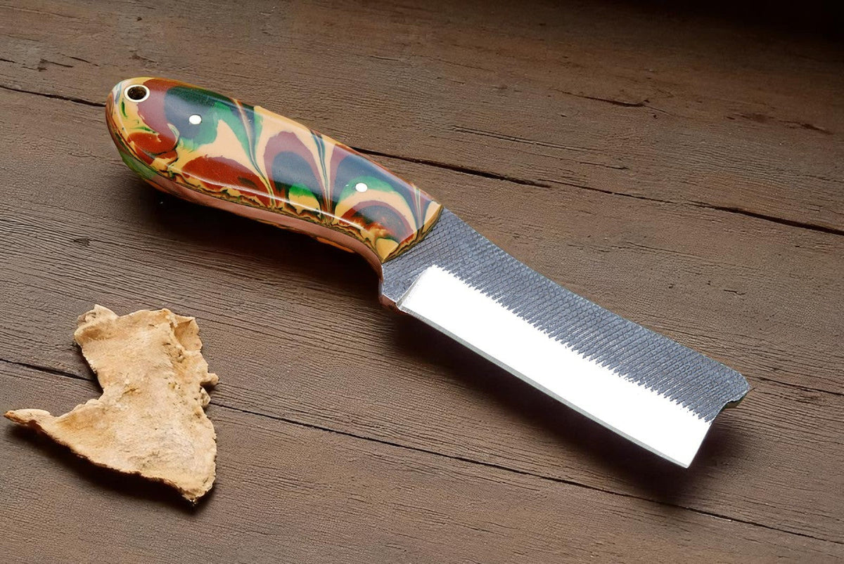 Cowboy Bull Cutter Knife – Resin Handle 8"