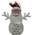 3.75"LED Santa Ornament