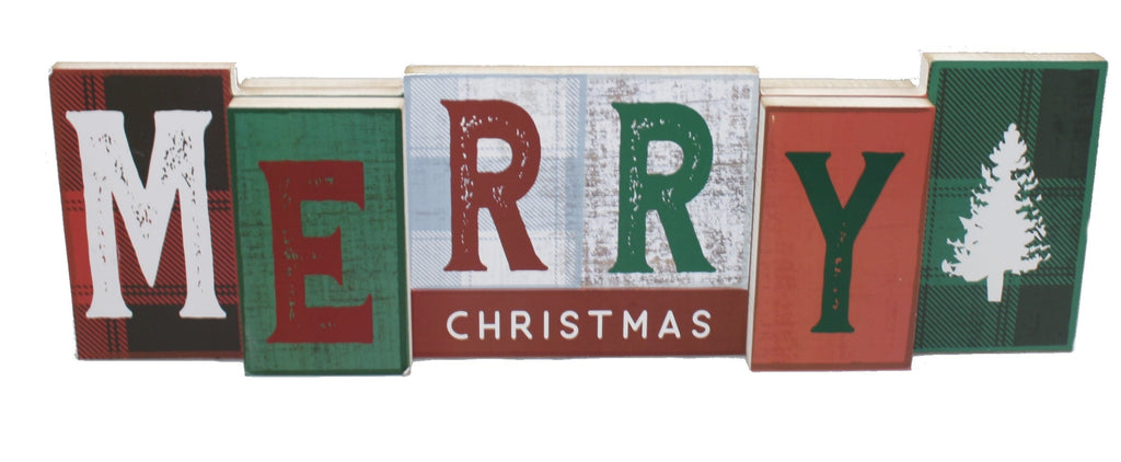 Reversible Family Christmas Sign