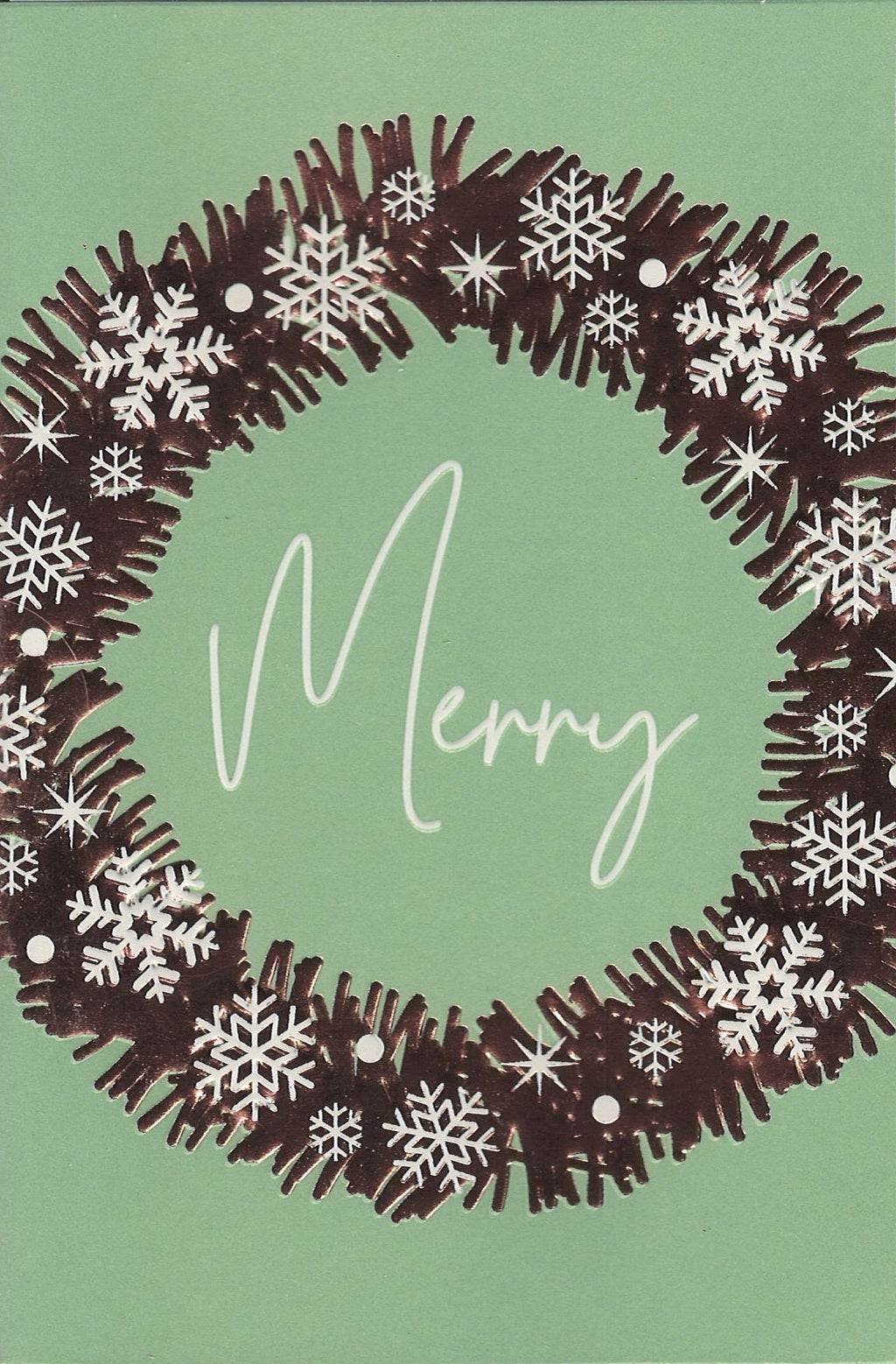Elegant Box Card Collection – Merry Brushstroke Wreath