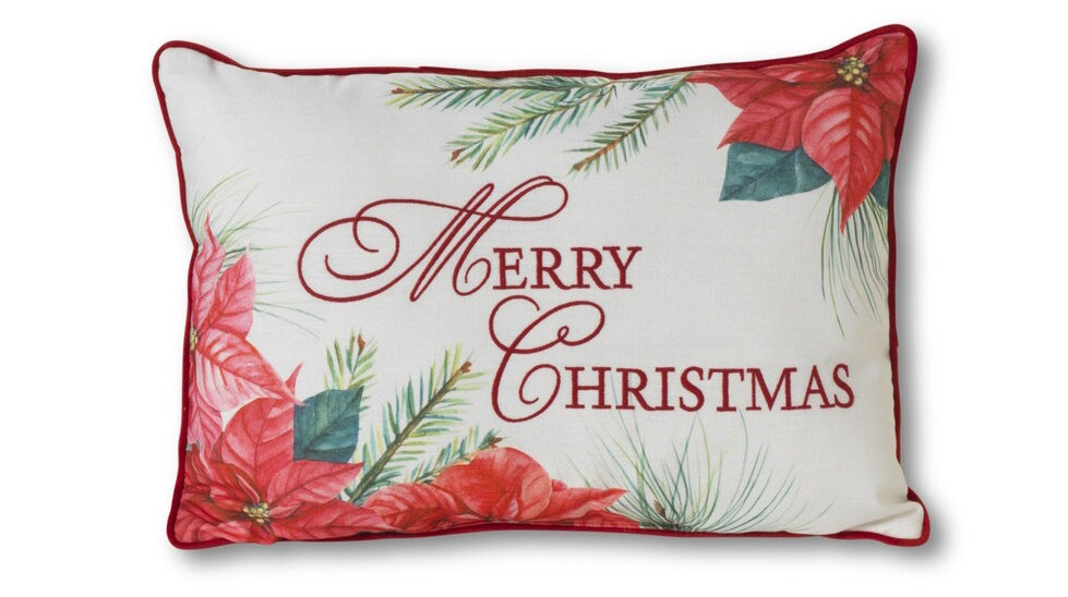 Merry Christmas Decorative Pillow