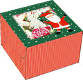 Holiday Square Treat Box 2 Pack - Dark Green