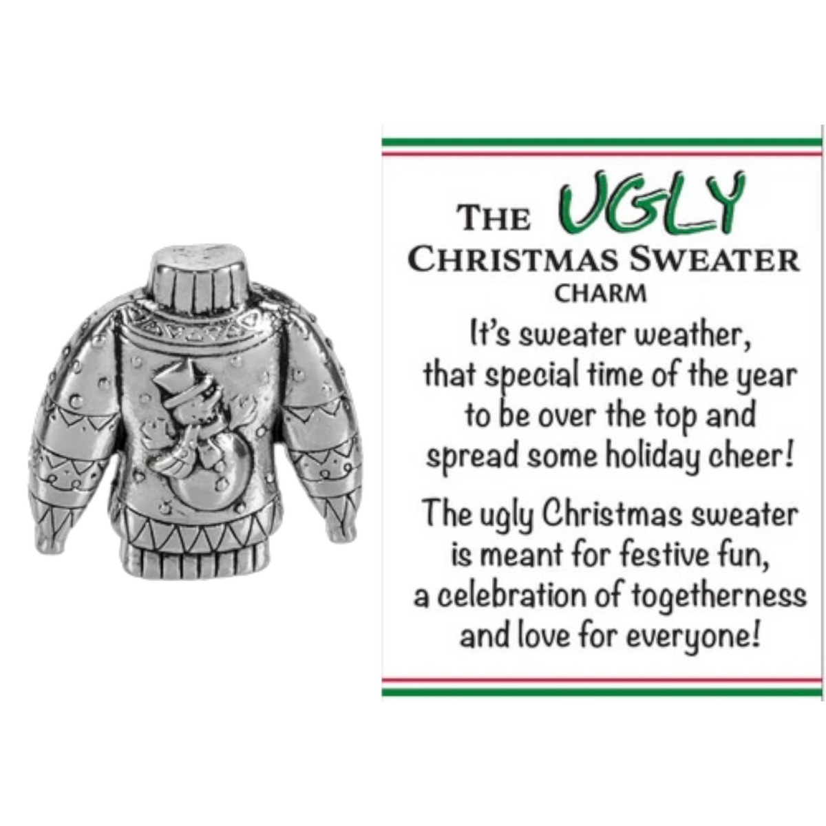 The Ugly Christmas Sweater Charm