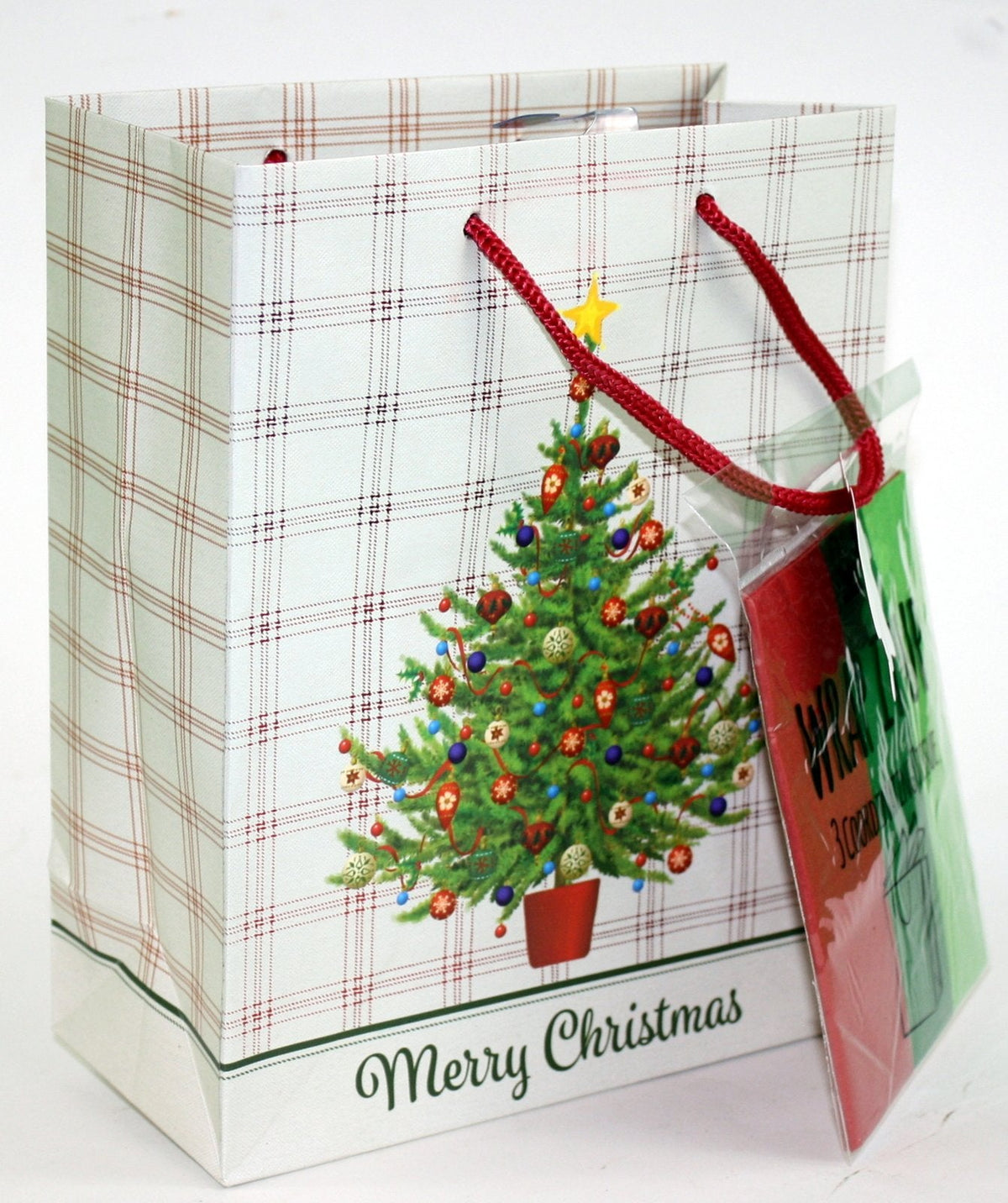 Traditional Gift Bag With Matching Tissue - Holiday Cheer Large