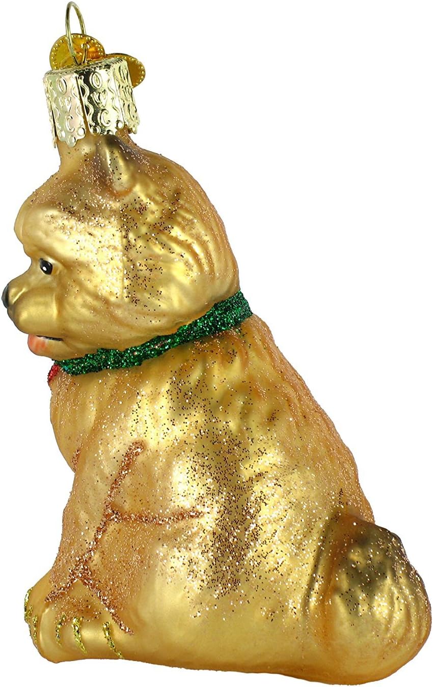Cairn Terrier Glass Ornament