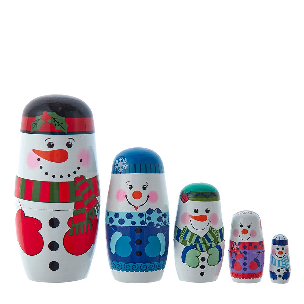 Snowman Nesting Doll Set