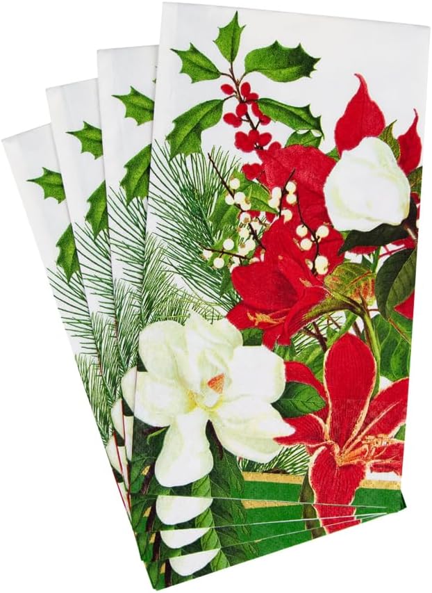 Christmas Garden Guest Towel / Buffet Napkin