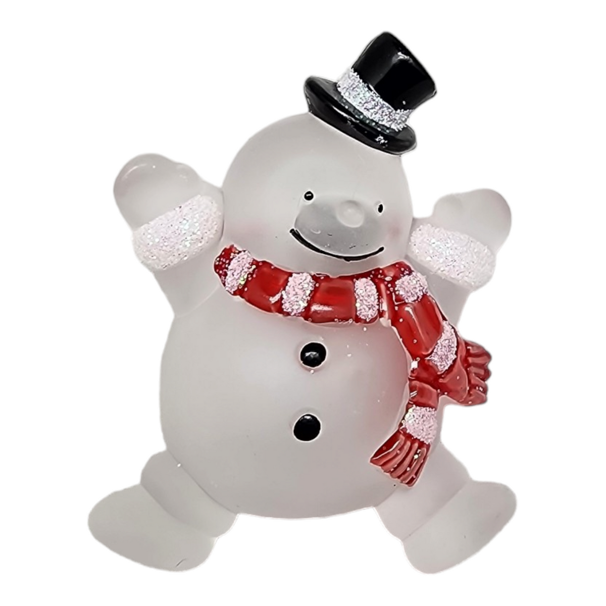 Acrylic LED Christmas Pin - Snowman