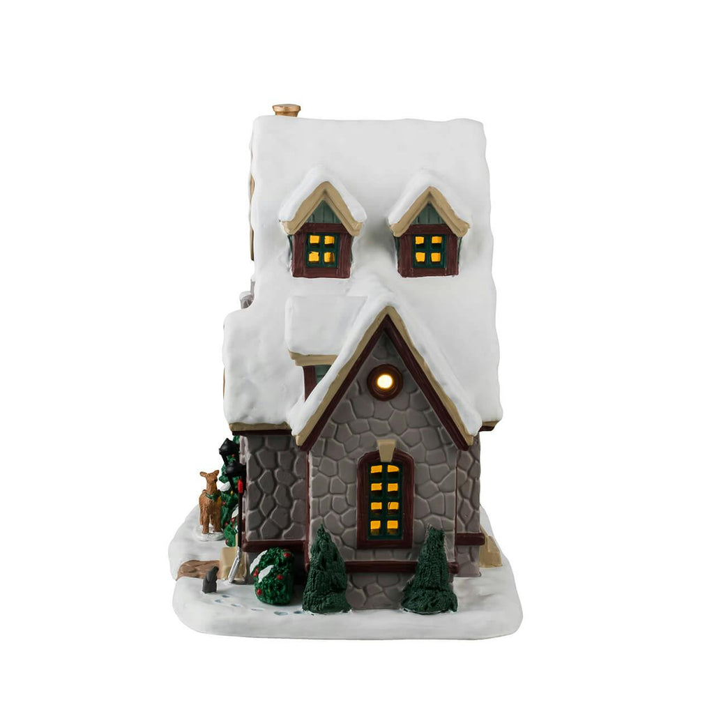 White Christmas House