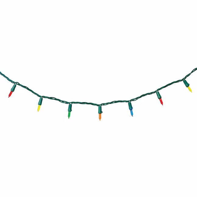 100-Count 24.7-ft Multicolor LED Plug-In Christmas String Lights