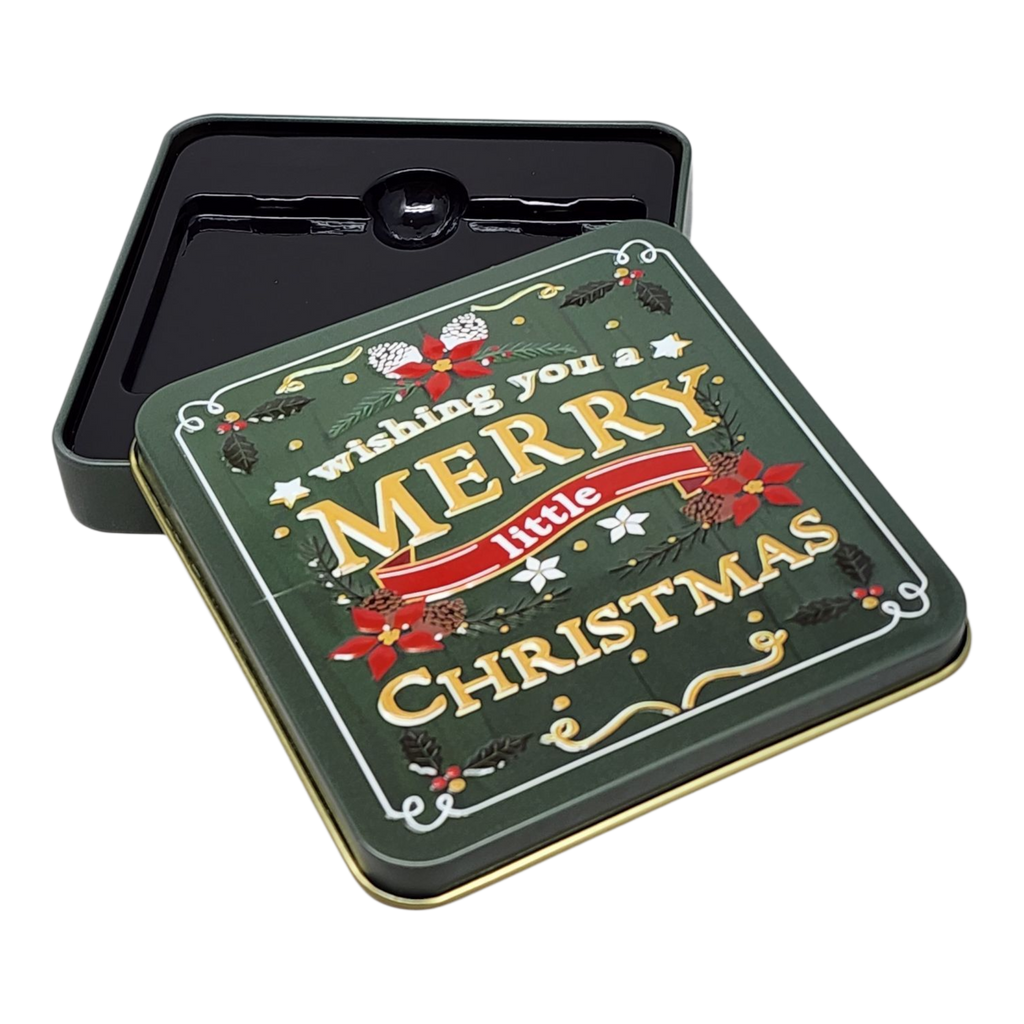 Christmas Gift Card Tin - Wishing you a Merry Little Christmas