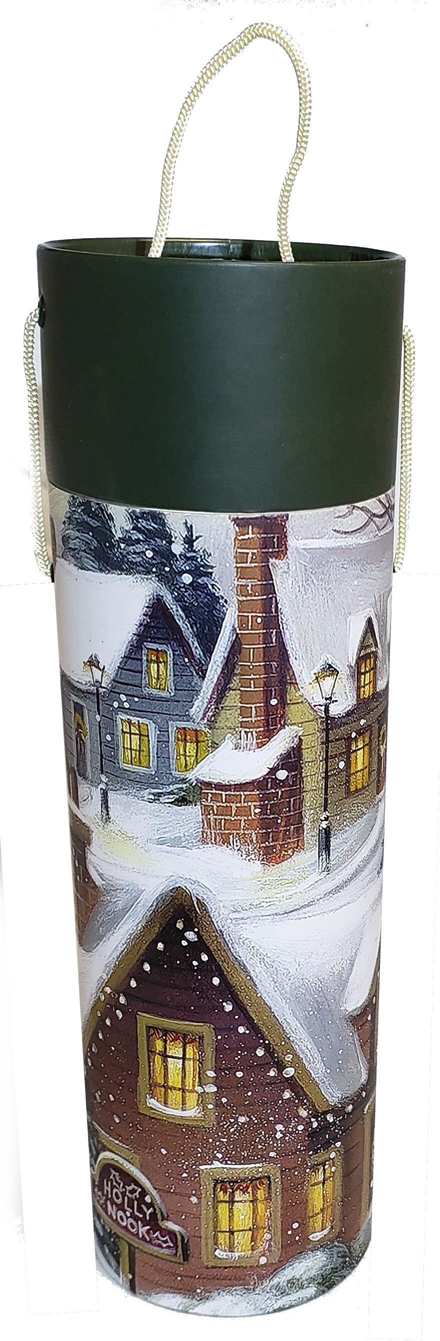 Christmas Wine Box Tube - Christmas Sentiments