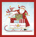 Sleigh Bells Luncheon Paper Napkin