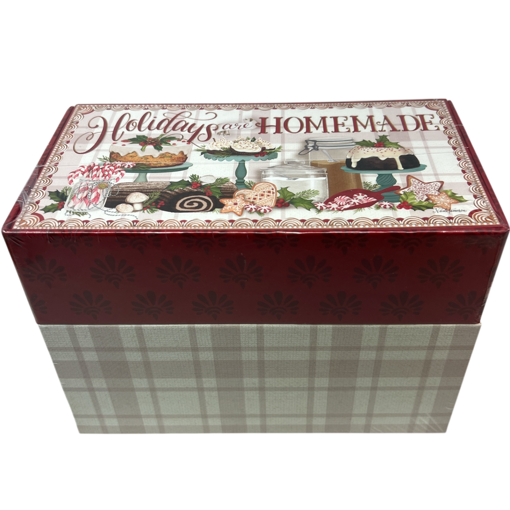 Holidays Are Homemade Recipe Card Box
