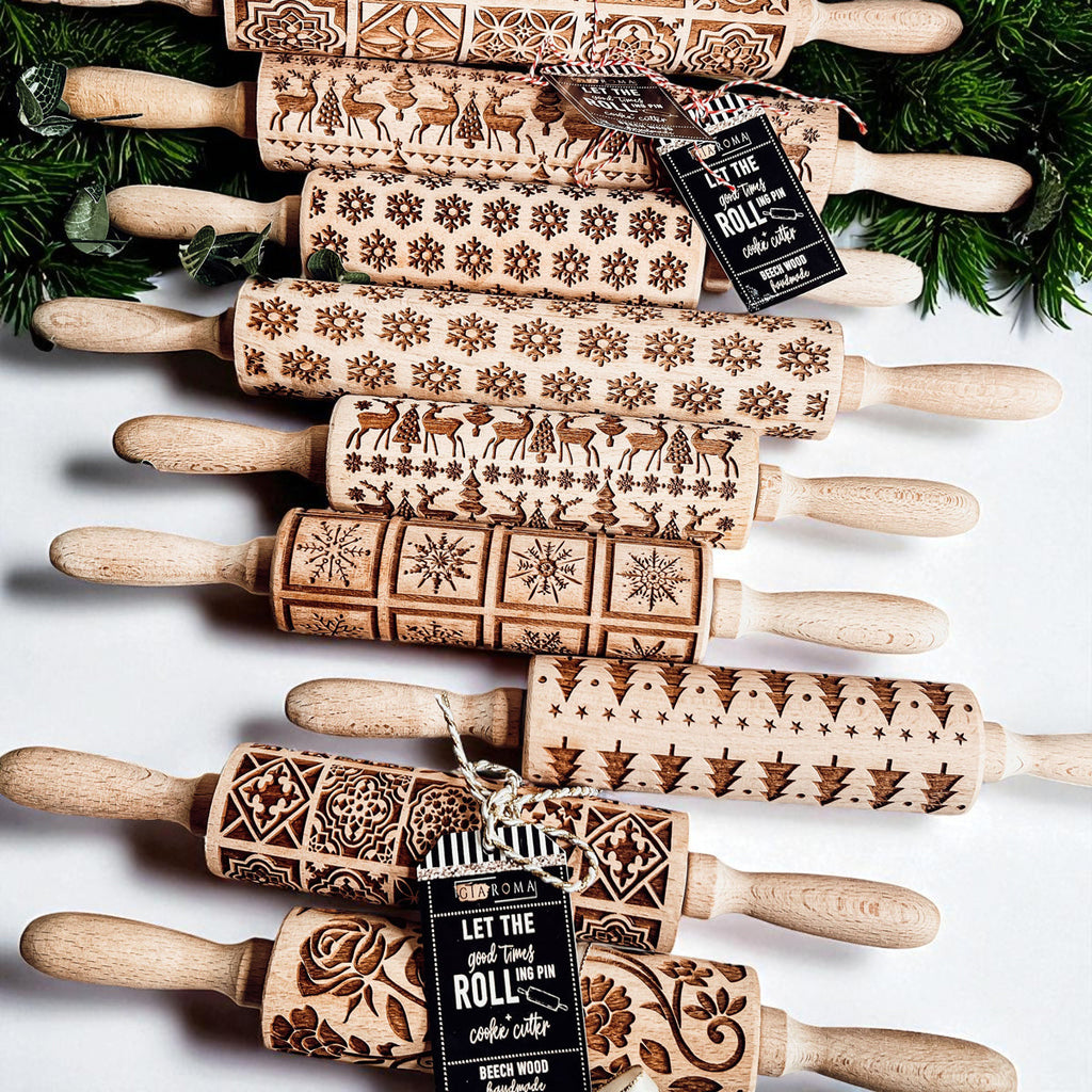 Christmas Rolling Pin Set | 10 Styles